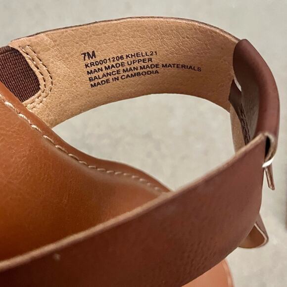 Korks Brown Flat Sandal Thong Slide Dawn Flip Flop New Kork Ease size 7 - Picture 6 of 7